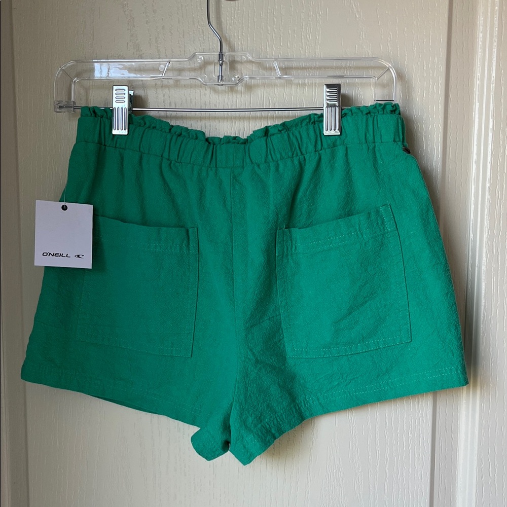 NWT O'Neill Women’s Carlene Beach Shorts Kelly Green size S - Picture 4 of 7